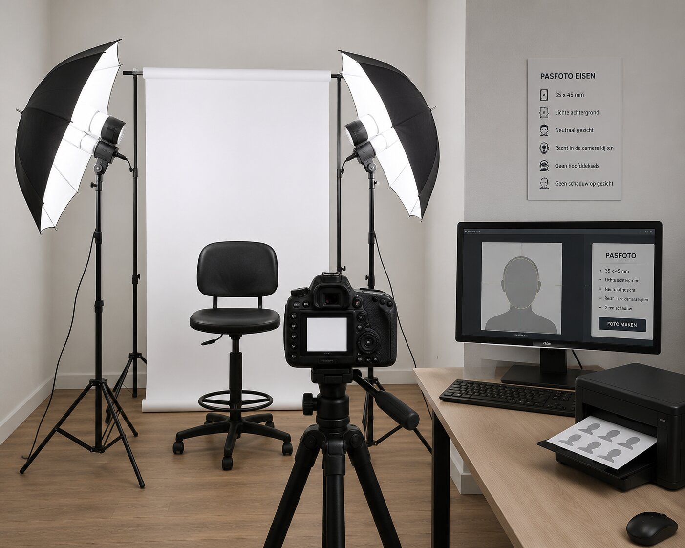 Pasfoto's aan Huis